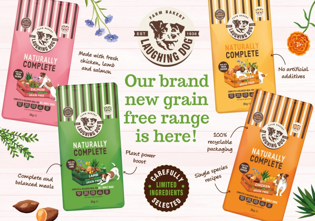 New grain free banner scaled 1 | Laughing Dog Food